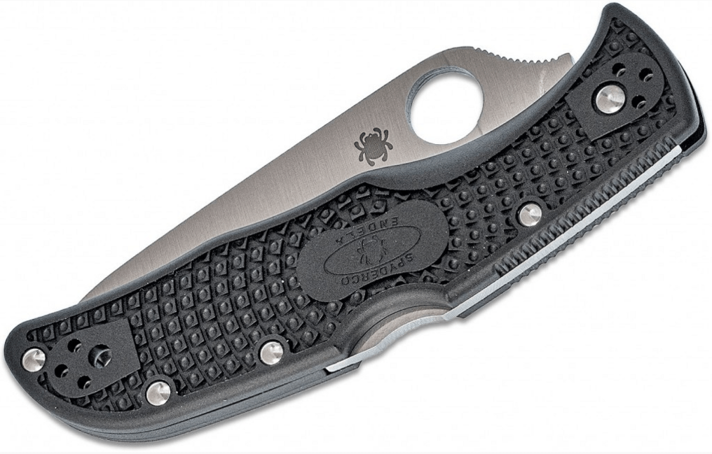Spyderco Endela Lightweight джобен нож 7см, черен FRN