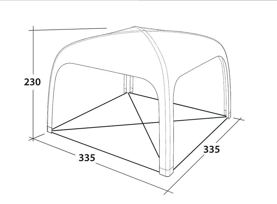 Outwell Air Shelter преносим павилион