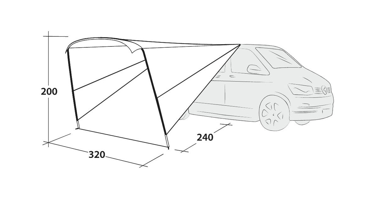 Outwell Touring Canopy автомобилен навес