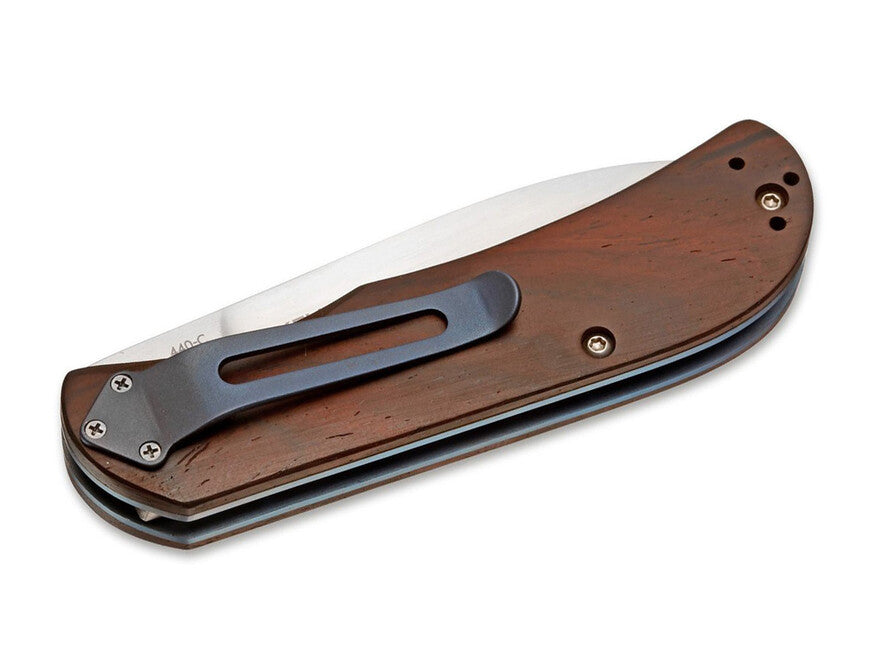 BÖKER® Exskelibur II джобен нож 7 см, дърво Cocobolo, титан