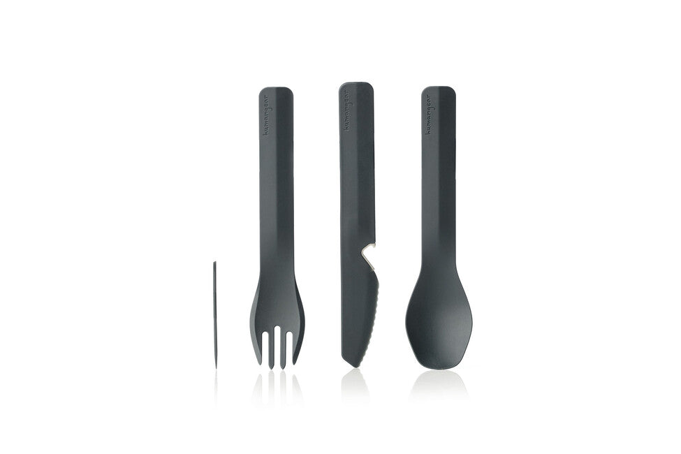 Humangear GoBites TRIO прибори, сиви