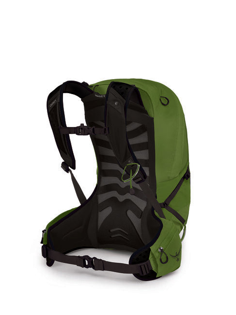 OSPREY TALON 22 туристическа раница, зелен колан/черен