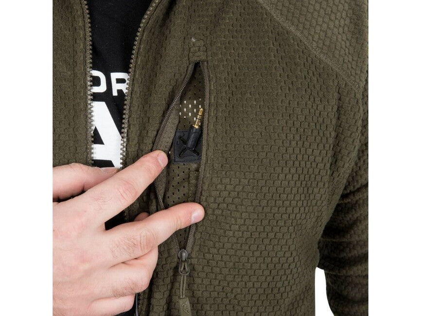 Helikon-Tex Alpha Tactical флисов елек 630g, сенчесто сиво