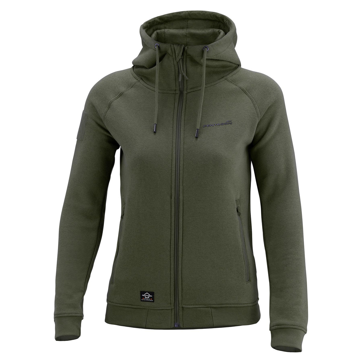 Pentagon Aphrodite women's hoodie, camo green
