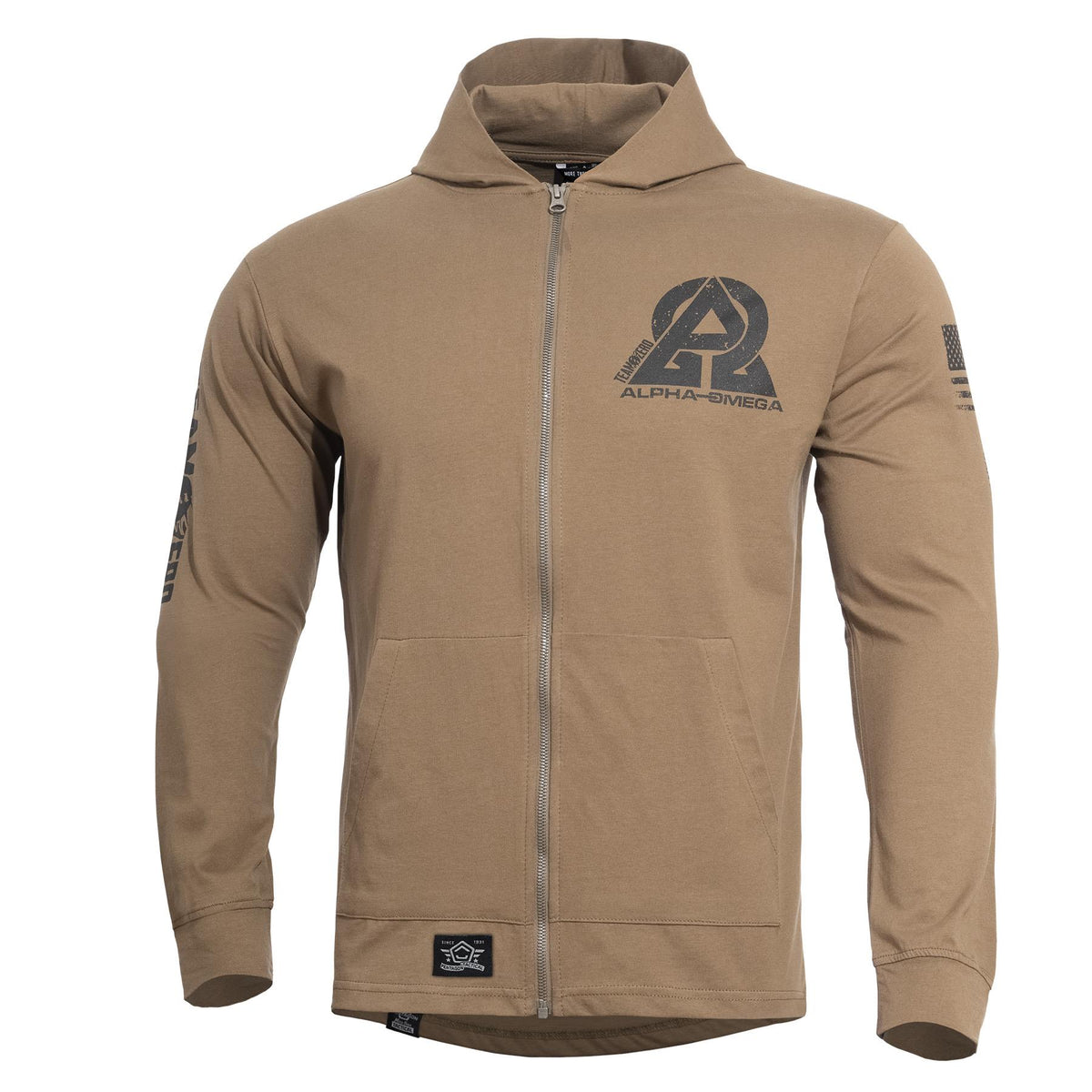 Pentagon Agis Instructor Zero суитшърт с цип 165g/m2, койот