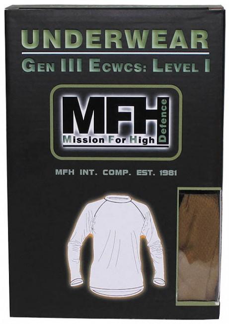 MFH термо потник мъжки, черен, ниво 1