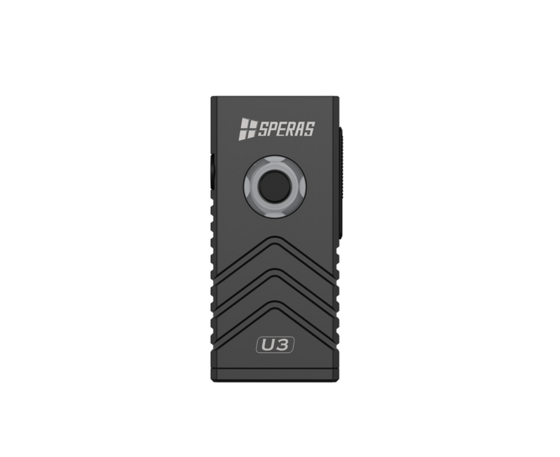Speras U3 мултифункционален EDC фенер, черен