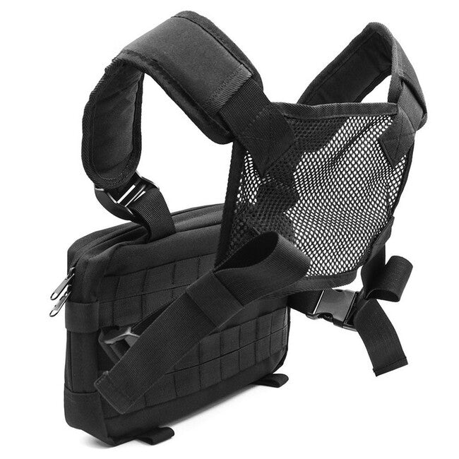 DRAGOWA Chest Pack, черен