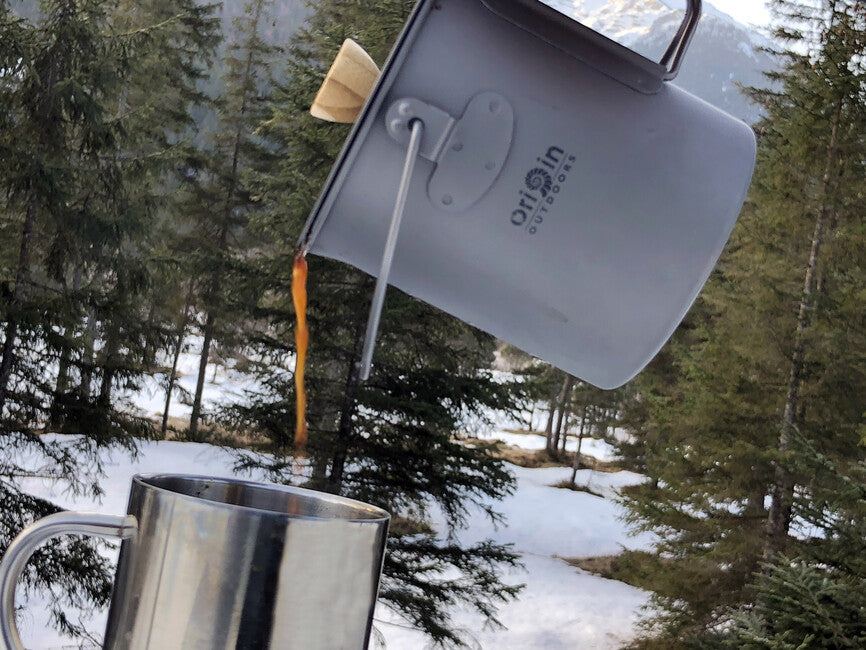 Origin Outdoors Titanium French Press 3 в 1 750 ml