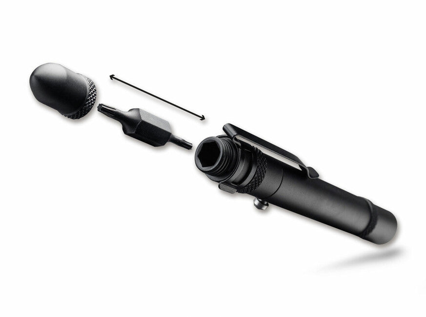 BÖKER® Bit-Pen тактическо перо 11,2 см, черно, алуминий