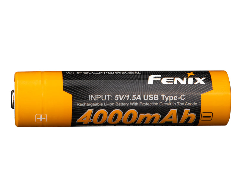 Fenix 18650 акумулаторна USB-C батерия 4000 mAh (Li-Ion)