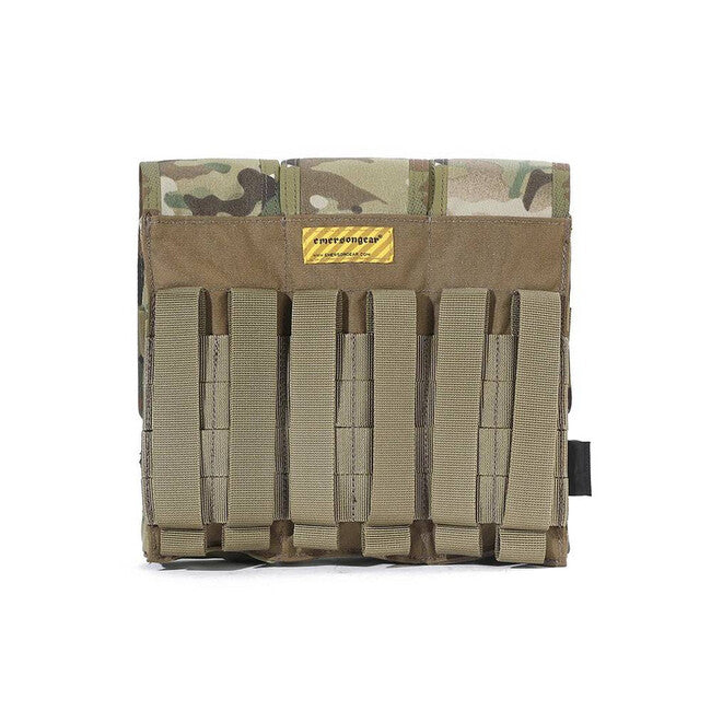 Emersongear Battlefield тройно калъф за зарядници 7.62 500D, черна
