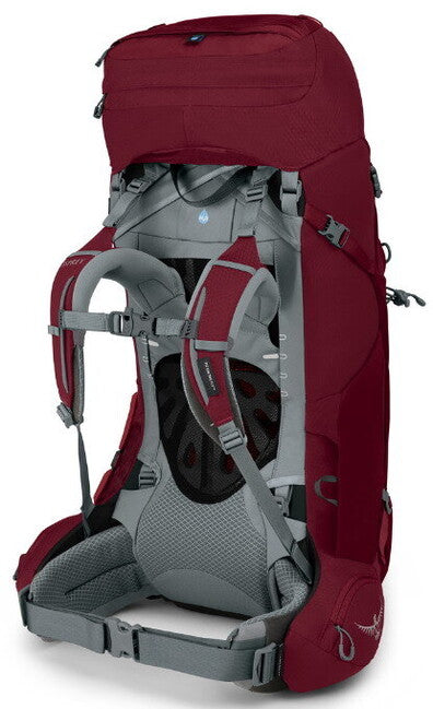 OSPREY ARIEL 55 II туристическа раница, бордо червена