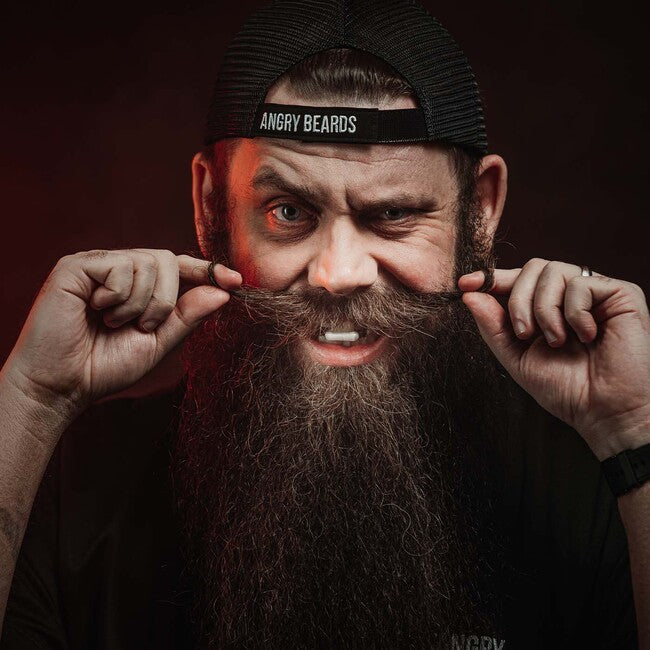 ANGRY BEARDS Beardroids хранителна добавка - Витамини за растеж на брада 60 бр.