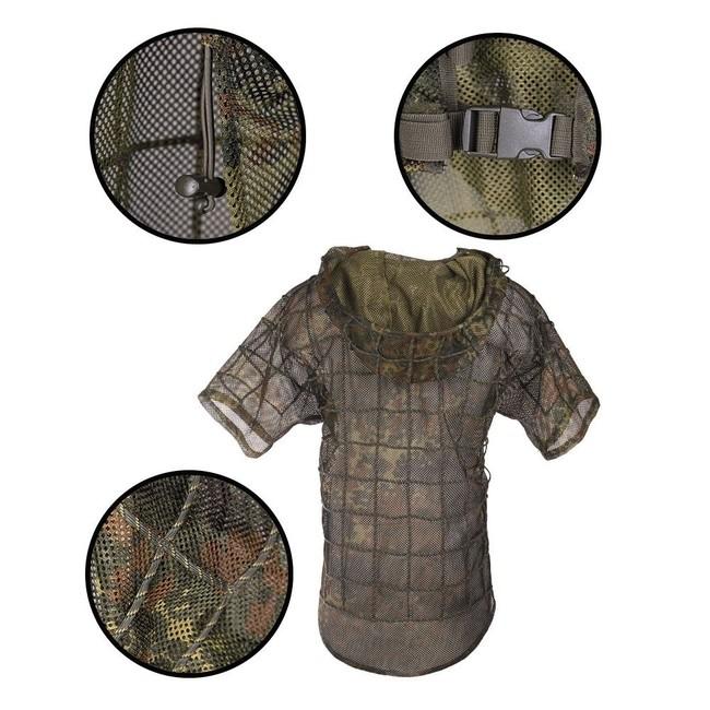 Mil-Tec Ghillie Sniper маскировъчен костюм, флектарн