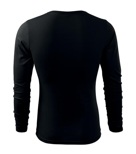 Malfini Fit-T тениска с дълъг ръкав 160g/m2, черна