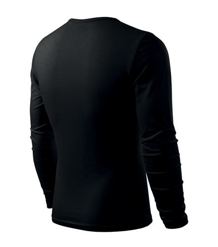 Malfini Fit-T тениска с дълъг ръкав 160g/m2, черна