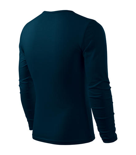 Malfini Fit-T тениска с дълъг ръкав 160g/m2, тъмносиня