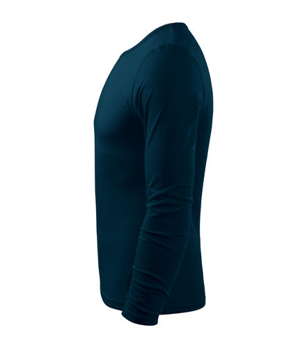 Malfini Fit-T тениска с дълъг ръкав 160g/m2, тъмносиня