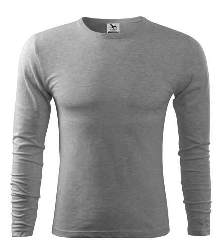 Malfini Fit-T тениска с дълъг ръкав 160g/m2, сива