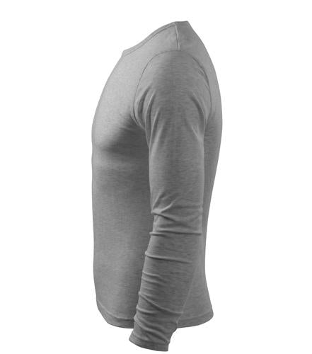 Malfini Fit-T тениска с дълъг ръкав 160g/m2, сива