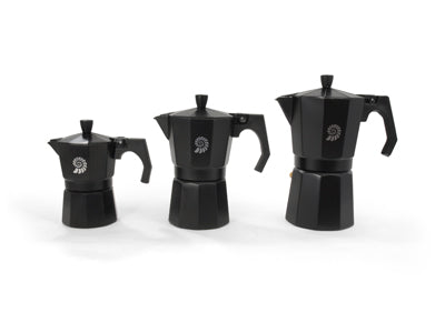 Origin Outdoors Espresso кафеварка за 3 чаши, черна