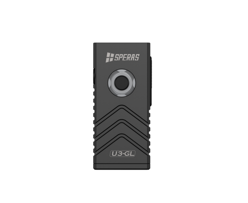 Speras U3-GL многофункционален EDC фенер, черен