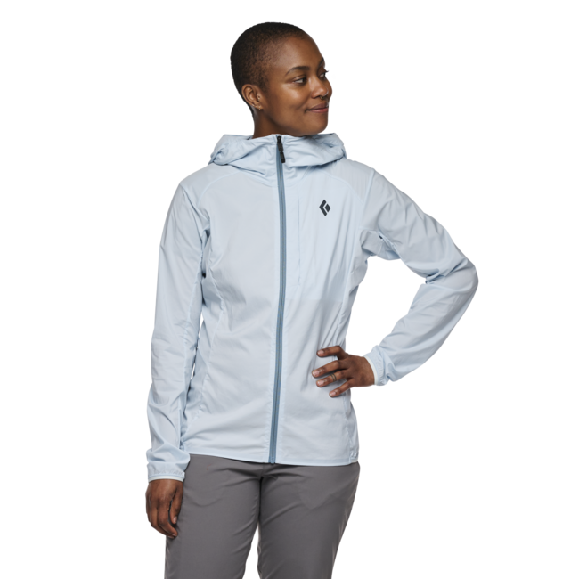 Black Diamond Alpine Start Hoody ултралек яке софтшел дамско, осигуряване синьо
