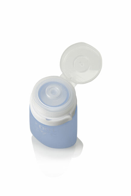 Humangear GoToob+ силиконов съд на течности 100 ml цвят, синьо