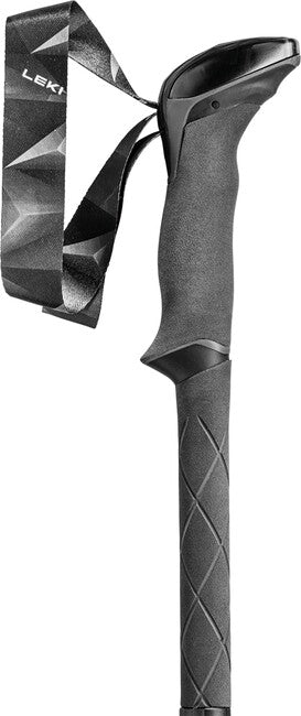 LEKI Makalu FX Carbon AS тракинг палици, светлосив-ярко червена-черна, 110 - 130 см