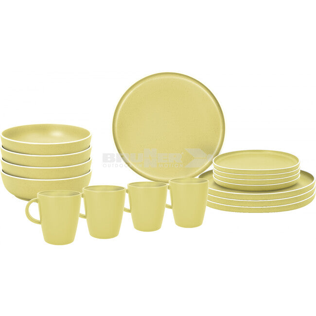 Brunner Lunch Box Dolomit готварски комплект за кемпиране, жълт