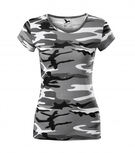 Malfini Camouflage тениска 150g/m2, сива