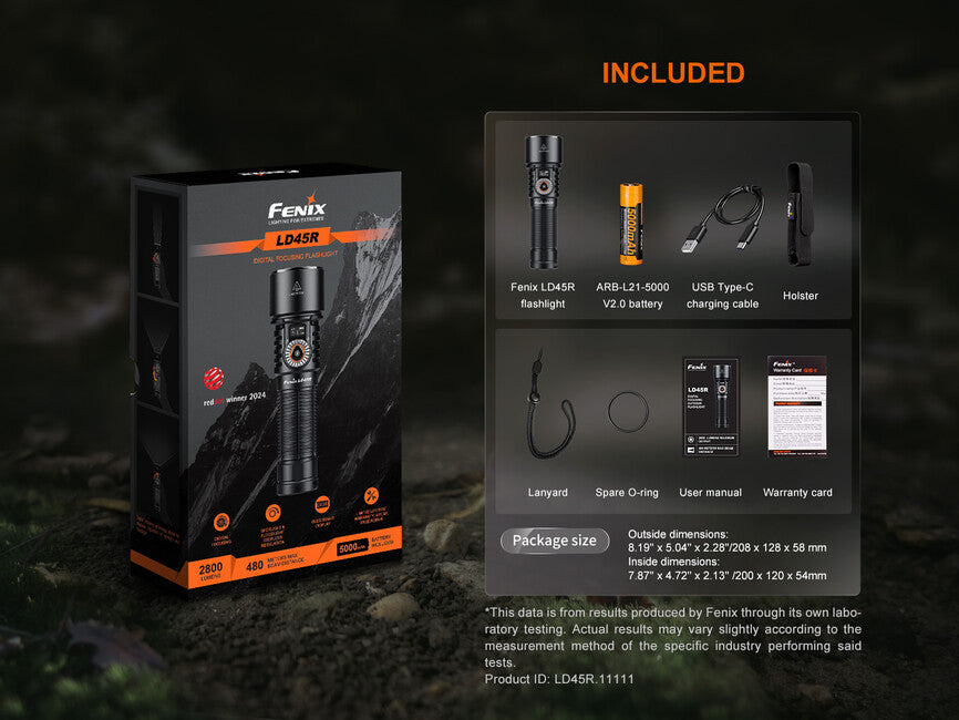 Fenix LD45R фенер за заточване