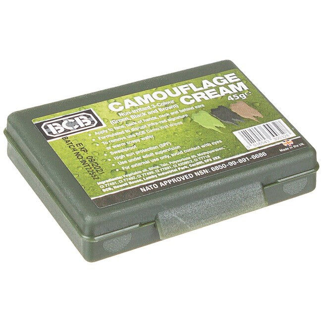 MFH GB Camo Face Paint със огледало, 3 цвята, 45 g