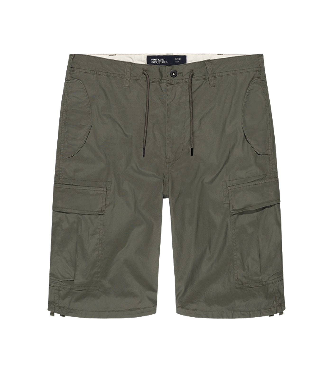 Vintage Industries Porter cargo šortky, misty olive