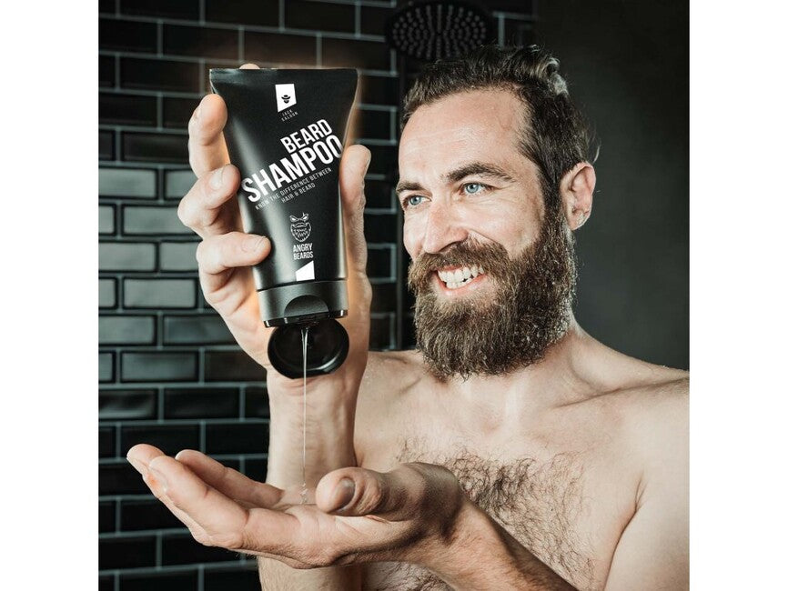 ANGRY BEARDS Jack Saloon шампоан за брада и мустак, 150 ml