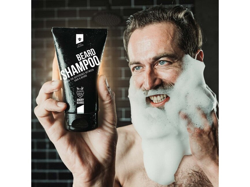 ANGRY BEARDS Jack Saloon шампоан за брада и мустак, 150 ml