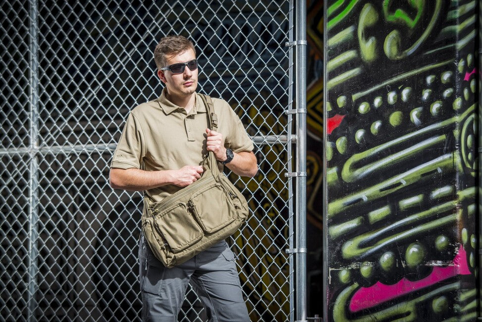 Helikon-Tex WOMBAT Mk2 чанта преко рамото Cordura, сенчесто сиво