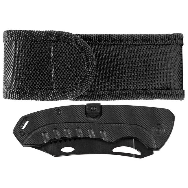 Fox Outdoor Jack джобен нож 2 в 1, черен, дръжка G10