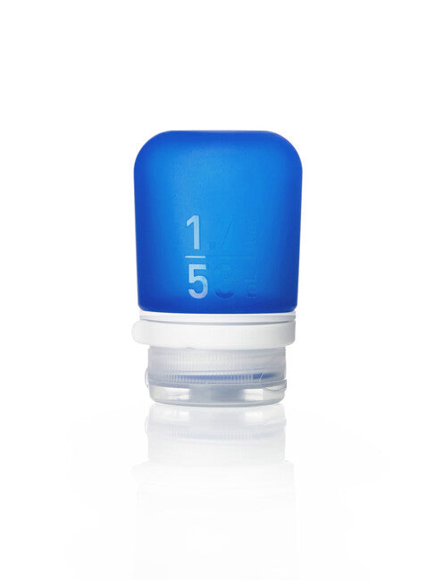 Humangear GoToob+ силиконова пътна бутилка/съд, тъмносина, 53 ml