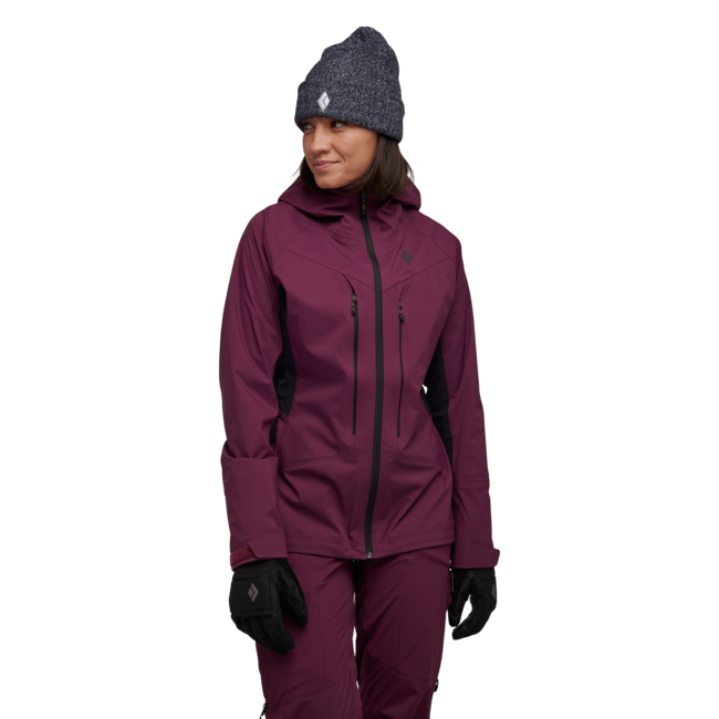 Black Diamond Dawn Patrol Hybrid Shell преходна яке, дамска, черница-черно