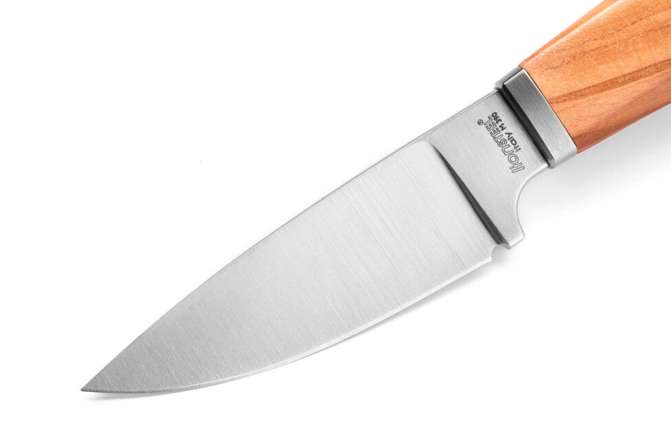 Lionsteel WILLY WL1 UL нож с твърдо острие с дръжка от маслинено дърво