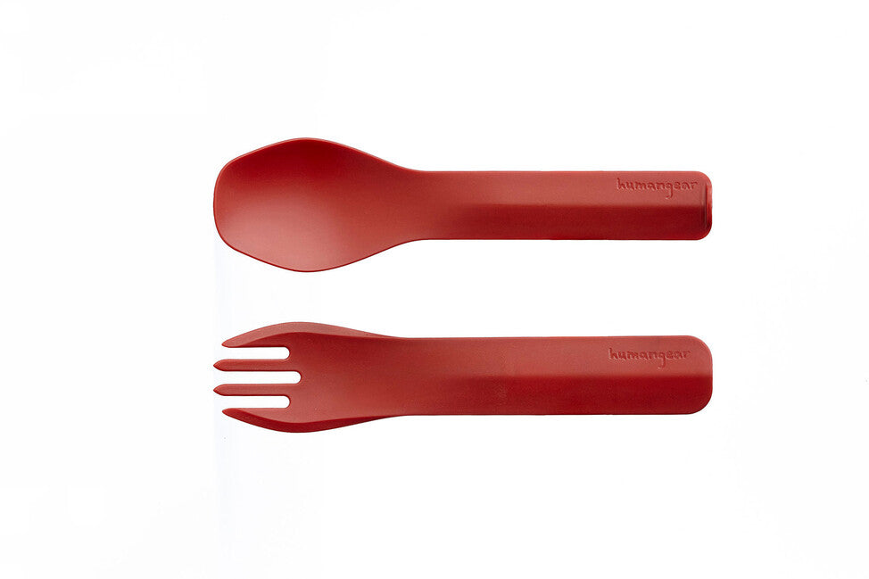 Humangear GoBites DUO прибори, червена