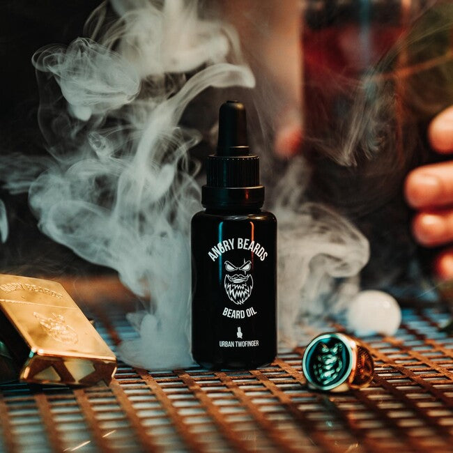 ANGRY BEARDS Jack Saloon масло за брада и мустаци, 30 ml