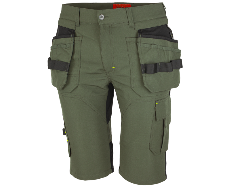 Bennon Erebos Work Shorts, Green/Black