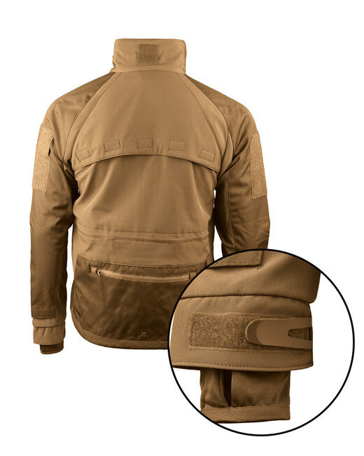 Mil-Tec SOFTSHELL PLUS яке, койотово кафяв