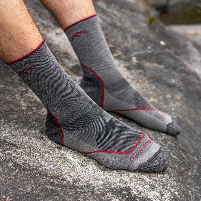 Darn Tough Light Hiker Micro Crew чорапи, леки с възглавничка, Taupe