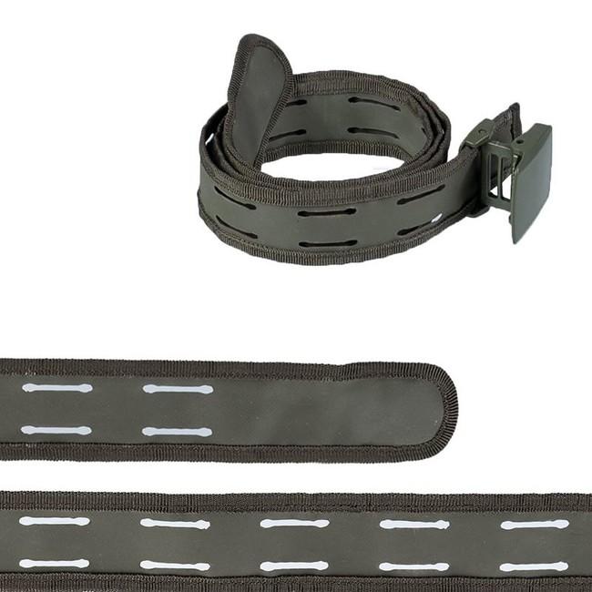 Mil-Tec МОЛЛЕ колан лазерно изрязване с пластова тока 3,8cm, маслинен