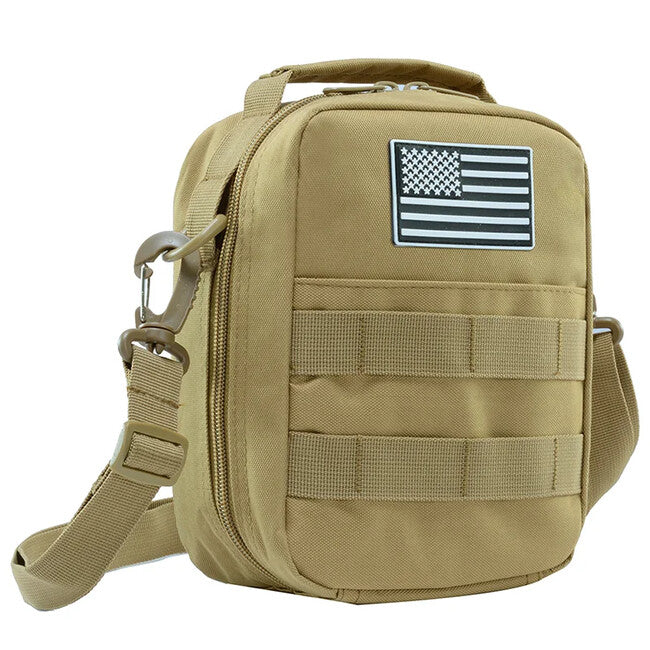 Dragowa Tactical водоустойчива медицинска чанта през рамо 2L, зелена