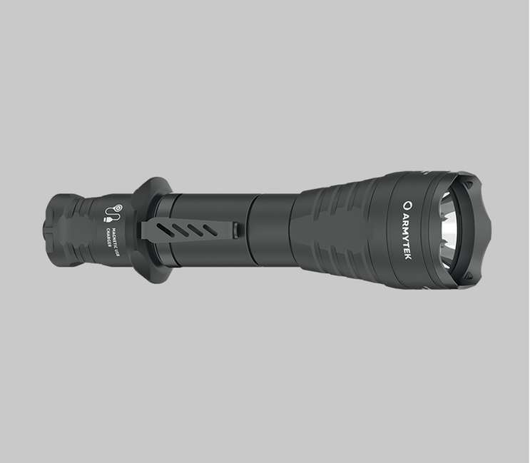 ArmyTek Predator Pro Magnet USB Extended комплект тактически, топло бяло